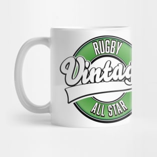 Rugby Vintage All Star logo Mug